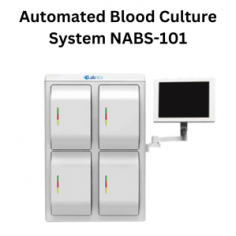 Labnics Automated Blood Culture System is designed to handle up to 240 bottles. it offers ambient temperature of 10℃ to 30℃ with RH ≤ 85%relative humidity and power consumption 650VA. unit features a real-time display of growth curve with flexible data management options and anonymous bottle identification.