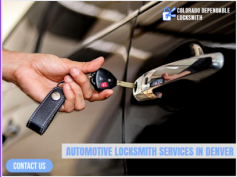 For a trusted automotive locksmith Denver, Colorado Dependable Locksmith provides expert solutions to handle all car lock and key issues. From ignition repairs to transponder key replacements, our skilled locksmiths ensure quick, secure assistance for every vehicle make and model. Fully insured and equipped with modern tools, we’re ready to help you regain access and stay safe. Day or night, count on us for reliable and affordable automotive locksmithing in Denver. Call +1 720-299-9964 to speak with a professional auto locksmith.     https://www.coloradodependablelocksmith.com/services/automotive-locksmith-in-denver-co/