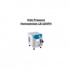 Labotronics high pressure Homogenizer is equipped with hydraulic power unit. Samples are directly fed to stainless sample tube with 256 MPa of Operating pressure. Physical crushing avoids external pollution and metal ion contamination. Effective low temperature controller and automated overload protection for high safety.