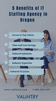 VALiNTRY is a premier IT staffing agency located in Oregon, dedicated to connecting businesses with exceptional technology talent. With a focus on personalized service, VALiNTRY understands the unique challenges that companies face in the fast-paced tech landscape. They offer a wide range of staffing solutions, including contract, direct-hire, and project-based placements, ensuring that clients find the right fit for their specific needs.
What sets VALiNTRY apart is their commitment to understanding both the technical skills required and the cultural dynamics of each organization. Their experienced team of recruiters employs a thorough vetting process to identify candidates who not only excel in their fields but also align with company values. By leveraging a robust network and industry expertise, VALiNTRY streamlines the hiring process, delivering top-tier talent efficiently. For businesses in Oregon looking to enhance their IT capabilities, VALiNTRY is a trusted partner dedicated to driving success through strategic staffing solutions.
For more info visit us https://valintry.com/services/the-best-it-staffing-firm-in-oregon/