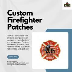 When you set out to make your brand name known, getting custom patches and emblems like the Custom Firefighter Patches is the simplest and most effective step you can take to begin with!
The Custom Embroidered Emblems can be affixed on any cloth item, be it wool, cotton, polyester, fleece, and more. You could get them attached to your employee's uniform or your student's t-shirts and even on accessories like caps, bags, handkerchiefs, and more.
Visit on site:  https://pacificemblem.com/product/911-20th-firefighter-emt-patches/