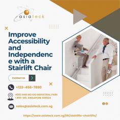 Improve Accessibility and Independence with a Stairlift Chair
A stairlift chair is an excellent solution for people who have mobility problems, and one easily and safely ascends and descends the stairs within the home while providing comfort and independence in movement. The product enables the consumers to transition from floor to floor with ease and safety, reducing chances of falls or strains. With the stairlift chair, it allows elderly people or the partly injured to move within multi-level homes with more safety and quality of life. Invest in a stairlift chair today for your loved ones to ensure comfort and accessibility.
For more details visit us at: https://www.asiateck.com.sg/lift/stairlifts-chairlifts/ 

