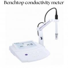 Labtron benchtop conductivity meter is a precise device designed with automatic temperature compensation for accurate measured values over the entire range and equipped with a white backlit LCD display. It features manual temperature compensation, a reset function that automatically resumes all the settings to default mode, and an auto-hold function that freezes stable, final readings for better viewing and recording. 
