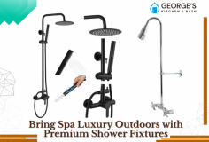 Bring Spa Luxury Outdoors with Premium Shower Fixtures

Transform your backyard into a spa-like retreat with premium outdoor shower fixtures from George’s Showroom! These stylish and durable fixtures are perfect for rinsing off after a swim or enjoying a refreshing shower in the open air. With weather-resistant materials and sleek designs, they blend beautifully with any outdoor decor. Upgrade your outdoor space today and enjoy the luxury of a spa right at home!

Visit us- https://www.georgesshowroom.com/Outdoor-shower-v1.htm