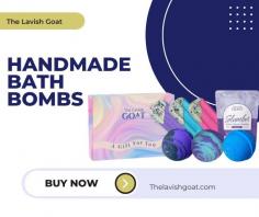 Transform your bath into a spa experience with handmade bath bombs from The Lavish Goat. Crafted with natural ingredients, they offer relaxation and rejuvenation. Enjoy soothing aromas while you unwind. Treat yourself or gift a loved one with these luxurious bath bombs