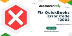 Error code 12002 appears when you're downloading payroll or QuickBooks Desktop updates. This may happen if your current QuickBooks Desktop cannot successfully connect to the internet. The error may be caused by an antivirus or firewall program, or incorrect browser and security settings. https://blog.accountantally.com/quickbooks-error-12002/