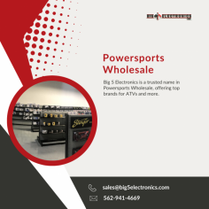 Our focus is to grow your business. Contact us for powersports wholesale


Buy Powersports and Subwoofer online at Big 5 Electronics. Big 5 Electronics is the largest Powersports Wholesale distributor. We also deal in Powersports & subwoofer. We offer a range of brands and styles with a great quality products. Visit our website to browse various sizes.