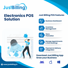 An Electronic POS Solution is crucial for businesses aiming to optimize their operations and elevate customer service. This technology simplifies the sales process by enabling fast and accurate transactions, reducing waiting times for customers. With features like inventory management, sales tracking, and customer data handling, businesses can easily keep track of their products and understand buying patterns.
Electronic POS systems offer various payment options, including cash, credit/debit cards, and digital wallets, ensuring a smooth checkout experience. They also generate detailed reports, helping business owners make informed decisions about stock and sales strategies.
For businesses seeking a reliable and efficient POS system, Just Billing POS Software stands out as a top choice. It combines an intuitive interface with powerful features, providing everything needed to manage sales and inventory effectively while enhancing overall customer satisfaction.
For More Information Visit the Link: https://justbilling.in/pos-electronics-store/
Download App: https://play.google.com/store/apps/details?id=cloud.effiasoft.justbillingstd

