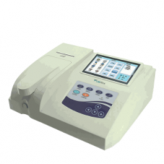 Labtron Semi-automatic Biochemistry Analyzer ensures precise temperature control (RT, 25°C, 30°C, 37°C) with multiple wavelengths (340–620 nm) and quick diagnostics. It features a 7-inch LCD, halogen lamp with auto-dormancy, self-check alarms, and a built-in thermal printer for efficiency.