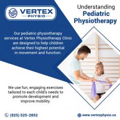 At Vertex Physio & Performance Centers in Edmonton, we focus on helping children overcome physical limitations through personalized pediatric physiotherapy. 
