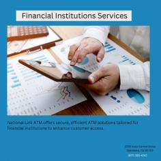 Explore Financial Institutions Services with NationallinkATM for secure, efficient ATM solutions tailored to your institution's needs.