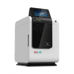 Ezilab Ion Chromatograph operates at temperatures ranging from 5° to 60°C and features a 42 MPa pump with a flow rate range of 0.001 to 9.999 mL/min. With a cell volume of ≤0.8µL and a detection range of 0 to 45000µS/cm, it ensures precise ion analysis with reliable performance.