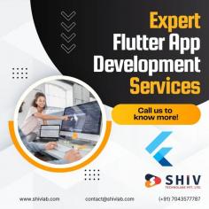 Shiv Technolabs offers top-notch Flutter app development services, specializing in building cross-platform mobile apps with a focus on performance and user experience. Our skilled developers are proficient in creating scalable, fast, and visually appealing apps using Flutter’s modern features.

We handle everything from concept design, coding, testing, and integration to deployment, ensuring your app meets both technical and business needs effectively.