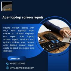 Facing screen issues with your Acer laptop? From cracks to blurred displays, our expert Acer laptop screen repair services can quickly restore your device. Acer laptop screen repair costs depend on model and damage, but competitive pricing ensures you get an affordable and high-quality solution. Visit now!