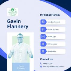 Gavin Flannery, My Robot Monkey, digital marketing leader, data-driven marketing, online visibility, brand engagement, conversion rates, innovative strategies, marketing expert, business growth. https://codeforphilly.org/people/gavinflannery