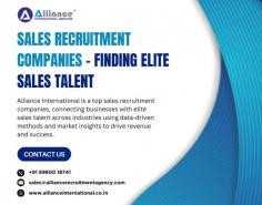 Alliance International is a leading sales recruitment firm, connecting businesses with elite sales talent across industries using data-driven methods and market insights to drive revenue and success. For more information visit www.allianceinternational.co.in/sales-recruitment-agencies
﻿#salesrecruitmentcompanies﻿ 