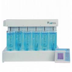 Flocculation Jar Tester LFC-A12

Labtron Flocculation Jar Tester simulates reagent addition, precipitation and coagulation reactions in water testing. It features 4 beakers 0.6L each, 10 to 1000 rpm speed and an LCD display. With 0-50°C temperature range ±1°C accuracy and 10-step programming, it offers both synchronous and independent operation. ISO 9001 compliant, portable and user-friendly for water treatment tests.