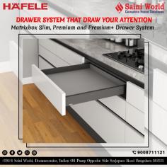 Drawer System That Draw Your Attention.

Matrix Box Slim, Premium and Premium+, Drawer System.

