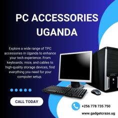 Explore top-quality PC accessories in Uganda, from keyboards and mice to high-performance external drives and headsets, at Gadget Craze. Enhance your setup with reliable and affordable accessories perfect for work or gaming. Find the latest tech at unbeatable prices for a seamless computing experience.