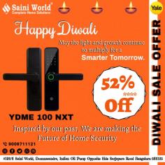 *** Diwali Offer ***
May the light and growth continue to multiply for a Smarter Tomorrow.

Inspired by our past, we are making the Future of Home Security.

