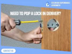 Need fast pop a lock Denver services? Colorado Dependable Locksmith is ready to help, offering professional lockout assistance 24/7 for homes, businesses, and vehicles. Our dedicated locksmiths deliver high-quality service quickly and at affordable prices, with a commitment to reliability and safety. Day or night, we’re here to resolve your lockout situation efficiently, using the latest tools and techniques. Don’t let a lockout slow you down—call us anytime at +1 720-299-9964 for fast, dependable pop-a-lock service in Denver.      https://www.coloradodependablelocksmith.com/services/pop-a-lock/