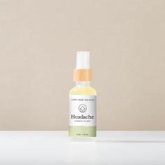 A natural body and room mist made from essential oils for relieving headaches and migraines. Create an aromatherapy sanctuary wherever you go with well-being in each mist.

https://gypsyroseholistic.com/products/headache-essential-oil-mist