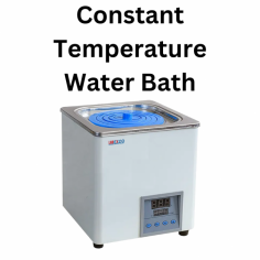 Labexpo Constant Temperature Water Bath offers precise temperature control from RT + 5°C to 100°C. With a 2.5L capacity, it features safety measures like a low liquid level switch and high-temperature cut-off. Ideal for labs, it includes a customizable beaker hole and a structure with a single row and single hole.