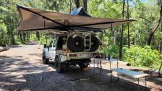 Destination 4WD 270 degree awnings: unbeatable protection from the sun and rain, perfect for any outdoor activity. For 270 Degree Awnings, visit: https://destination4wd.com/freestanding-270-awning/