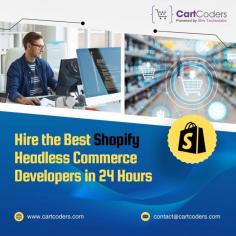 Need quick help to improve your online store? You can hire Shopify headless commerce developer within 24 hours. Our developers will connect your store's front-end and back-end for a faster, more flexible shopping experience. Boost your store’s performance and make it easy for your customers to shop. Get started today by hiring expert Shopify headless commerce developers!
