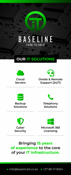 This Infographic Is Designed By Baseline IT.

Baseline IT is a leading provider of IT solutions and services based in South Africa. Our team of highly skilled professionals delivers comprehensive IT support to businesses of all sizes and industries.

We offer a range of services, including network management, cloud solutions, cybersecurity, data backup and recovery, hardware and software support, and more. Our solutions are tailored to meet the unique needs of each client, ensuring that their technology infrastructure is optimized for maximum efficiency and productivity.

Source: IT Disaster Recovery Solutions