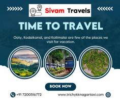 Sivam Travels ensures a safe and affordable journey. With over 10 years of experience, the company guarantees customer satisfaction and hassle-free rides.
