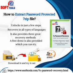 For a safe and instant solution to easily extract password-protected 7ZIP files, try eSoftTools 7z Password Recovery Software. This software offers a free demo edition that thoroughly scans the entire password and allows users to unlock and view the first three characters, providing a preview of its efficiency. It supports various password combinations, including alphabetic, alphanumeric, and symbolic, ensuring swift recovery regardless of complexity. With its user-friendly interface, the tool makes password recovery quick and hassle-free. Don’t waste time—explore this tool today to get the best results for unlocking password-protected 7ZIP files securely and efficiently.	
	
Read More:- 	https://www.esofttools.com/blog/how-to-extract-password-protected-7zip-file/