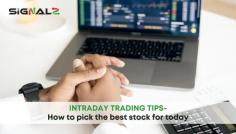 Intraday trading, also known as day trading, is an exciting yet challenging way to earn profits in the stock market. It involves buying and selling stocks within the same trading day, and as a beginner, it can be daunting to choose the right stocks. https://www.signalz.in/post/7612?contentType=Article