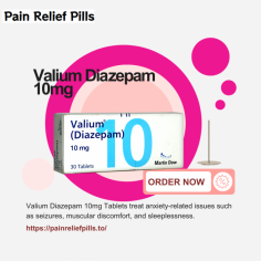 Valium Diazepam 10 mg. Tablets are used to treat anxiety-related issues, such as seizures, muscular discomfort, and sleeplessness. Aside from that, this medication belongs to the benzodiazepine class, and its primary role is to operate as a tranquilizer on the central nervous system and produce a soothing impact on the brain. These pills are available in a variety of strengths, including 2mg, 5mg, and 10mg tablets. Furthermore, the color of this tablet varies depending on the manufacturer, however it is often blue.