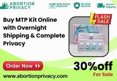 Buy MTP Kit Online with Overnight Shipping for safe and discreet care. Get 24x7 live chat support and expert care. Buy mtp kit online with credit card for an effective unplanned pregnancy solution. Secure payment and privacy guaranteed. Order now from abortionprivacy and get it delivered within 24 hours. 

Visit: https://www.abortionprivacy.com/mtp-kit
