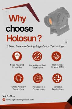 For shooters looking for high-quality optics with modern features like multi-coated lenses and advanced reticle technology, Holosun sights provide the perfect combination of innovation and reliability. 