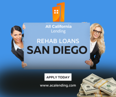 When a borrower wants to buy a house but isn't eligible for a conventional loan like a mortgage from a bank, All California Lending offers rehab loans in San Diego. Our financing options will support you in attaining your investment property goals, whether you're a novice or seasoned real estate investor.