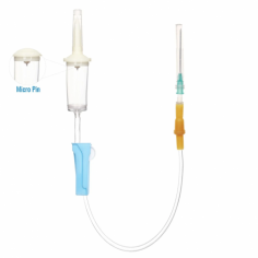 The Accu-Set MicroIV Set is designed for efficient and reliable intravenous therapy. This non-vented set features a latex bulb for easy priming and a smooth flow of fluids. Ideal for medical professionals, it ensures patient comfort and safety during administration. Explore the product details and enhance your medical toolkit today!