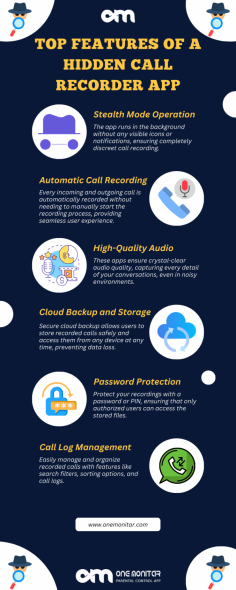 Explore the key features of hidden call recorder apps, including stealth mode, automatic recording, cloud backup, and high-quality audio for secure and discreet call capturing.
#HiddenCallRecorder #CallRecordingApp #StealthCallRecorder
