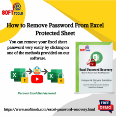 Do you want to remove the password from an Excel-protected sheet? The greatest program for this is eSoftTools Excel Password Recovery Software, which is what I suggest. Passwords on your Excel sheets can be protected and removed with this utility. It offers the following three password recovery techniques: Dictionary Attack, Mask Attack, and Brute Force Attack. With its various capabilities, the software lets you select the approach that best suits your needs and walks you through each step of the procedure.

MORE INFO ;- https://www.esofttools.com/excel-password-recovery.html