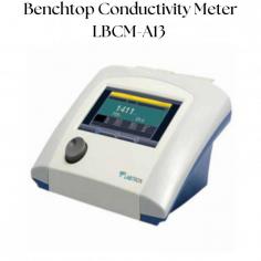 Labtron benchtop conductivity meter is designed with automatic temperature compensation and calibration, an intelligent operating system, and an electrode correction function. It features 100 sets of measurement data, 5-point conductivity calibrations, and different conductivity compensation methods and salinity compensation methods. 
