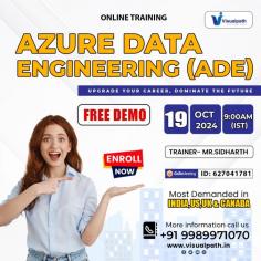 How to Build a Data Pipeline in Azure Data Factory! Watch our step-by-step guide. Join Now: https://meet.goto.com/627041781 Attend Online #FreeDemo On #AzureDataEngineering by Mr. Siddharth. Demo on: 19/10/2024 @9:00 AM IST Contact us: +91 9989971070. Visit: https://www.visualpath.in/online-azure-data-engineer-course.html