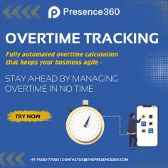 Introducing our Overtime Tracking and Management Software, a robust solution designed to streamline and optimize the tracking and management of employee overtime hours. This Overtime Tracking and Management Software offers advanced features for real-time tracking, reporting, and analytics, ensuring efficient handling of overtime data. With our Overtime Tracking and Management Software, organizations can enhance labor cost oversight, improve compliance with regulations, and effectively manage overtime through a user-friendly and scalable platform tailored to their needs.
Visit Our Website : hrms.thepresence360.com
Call us at : +91-7428377003
Mail us at : contactus@thepresence360.com
