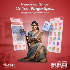 India’s first School ERP Software with a powerful toolkit to boost admissions! Class ON is a comprehensive School Erp Software solution featuring over 90 modules, 4 mobile apps, and 30+ specialized services tailored for Indian schools. Class ON offers mobile-friendly school ERP solutions in Punjab. It also helps in providing an accessible platform for managing school administration on-the-go. 
Contact Details-Class ON App
Email - info@classonapp.com
Phone No - 1800- 890-2325 or +91 90237 90237

#streamlineschooloperations #enhancelearning #improvecommunication #boostadmissions #datadrivendecisions #schoolefficiency #classonapp #schoolerp
#schoolmanagementerpsoftware #educationtechnology #edtechindia
#digitalschool #schoolsoftware #freeschoolsoftware #admissionmanagement
