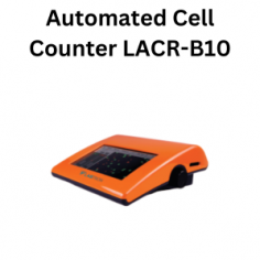 Labtron Automated Cell Counter offers precise cell counting and viability analysis using dual fluorescence optics. Features 10 µl sample volume, 30-second counting time, cell concentration range of 5×10⁴ to 1×10⁷ cells/mL, and 5 MP image resolution with an intuitive touchscreen interface.