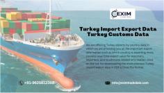 We are offering Turkey exports by country data in which we are providing you all the important export information such as which country is exporting more, country-wise total export value for exporters, importers, and much more related information. Click on the link for downloading the most precious Turkey import-export data in PDF & Excel file format. 



