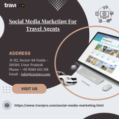 Boost your travel agency's visibility and engagement with Travipro’s effective Social Media Marketing For Travel Agents strategy.  To know more, please visit website - https://www.travipro.com/social-media-marketing.html

