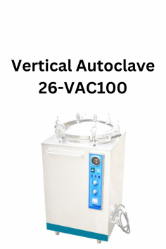 Labexpo's Vertical Autoclave Sterilizer uses electric or direct heating to safely and effectively sterilize lab equipment at high temperatures up to 134 °C in a 35-liter chamber. It has easy-to-use controls, a dual pressure gauge of 0.165 MPa, and auto shut-off with an alarm for safe operation. 
