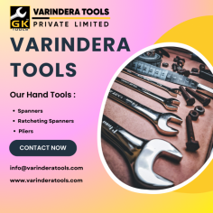 Varindera Tools is recognized as the Best Hand Tools Brand in Jalandhar, offering a wide range of high-quality hand tools for both professionals and DIY enthusiasts. Our products, including Spanners, Ratcheting Spanners, Pliers, Striking Tools, Chisels, Pry Bars and Vices Tools are designed for durability and efficiency, ensuring optimal performance in every task. 