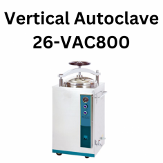 LabExpo Vertical Autoclave features a quick-open hand wheel door, two stainless steel baskets, and an indicator light for status monitoring. It offers 35L capacity, auto protection against over-temperature/pressure, and easy mobility with wheels, making it ideal for hospitals, labs, and industries.